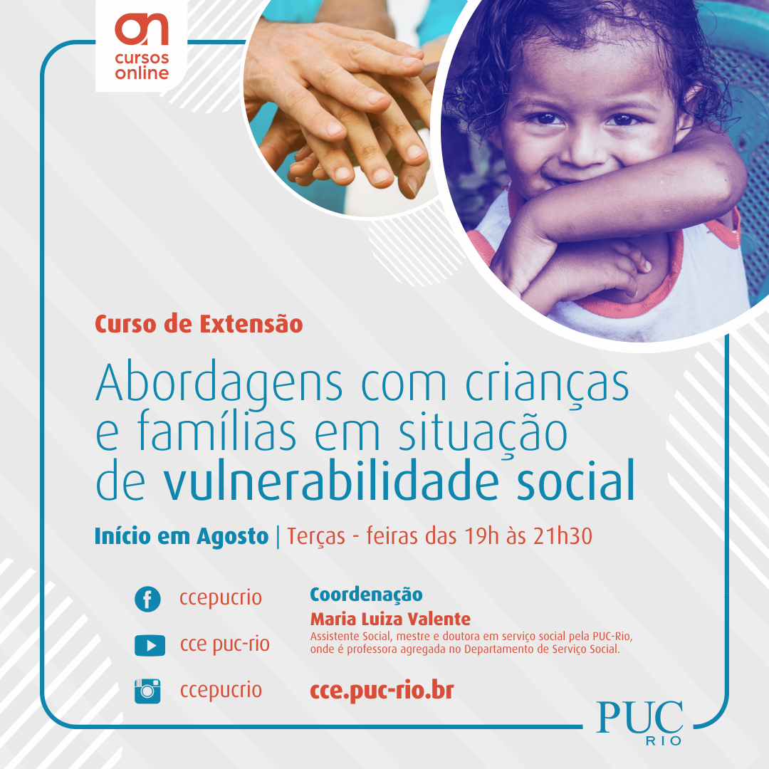 Curso de Extensão: Abordagens com crianças e famílias em situação de vulnerabildiade social