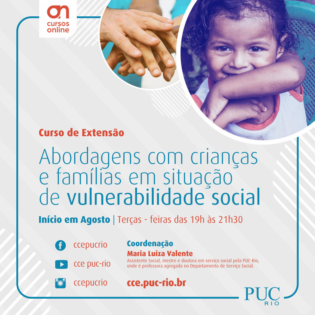 Abordagens com crianças e famílias Vulnerabilidade instagram 1080x1080 on professor