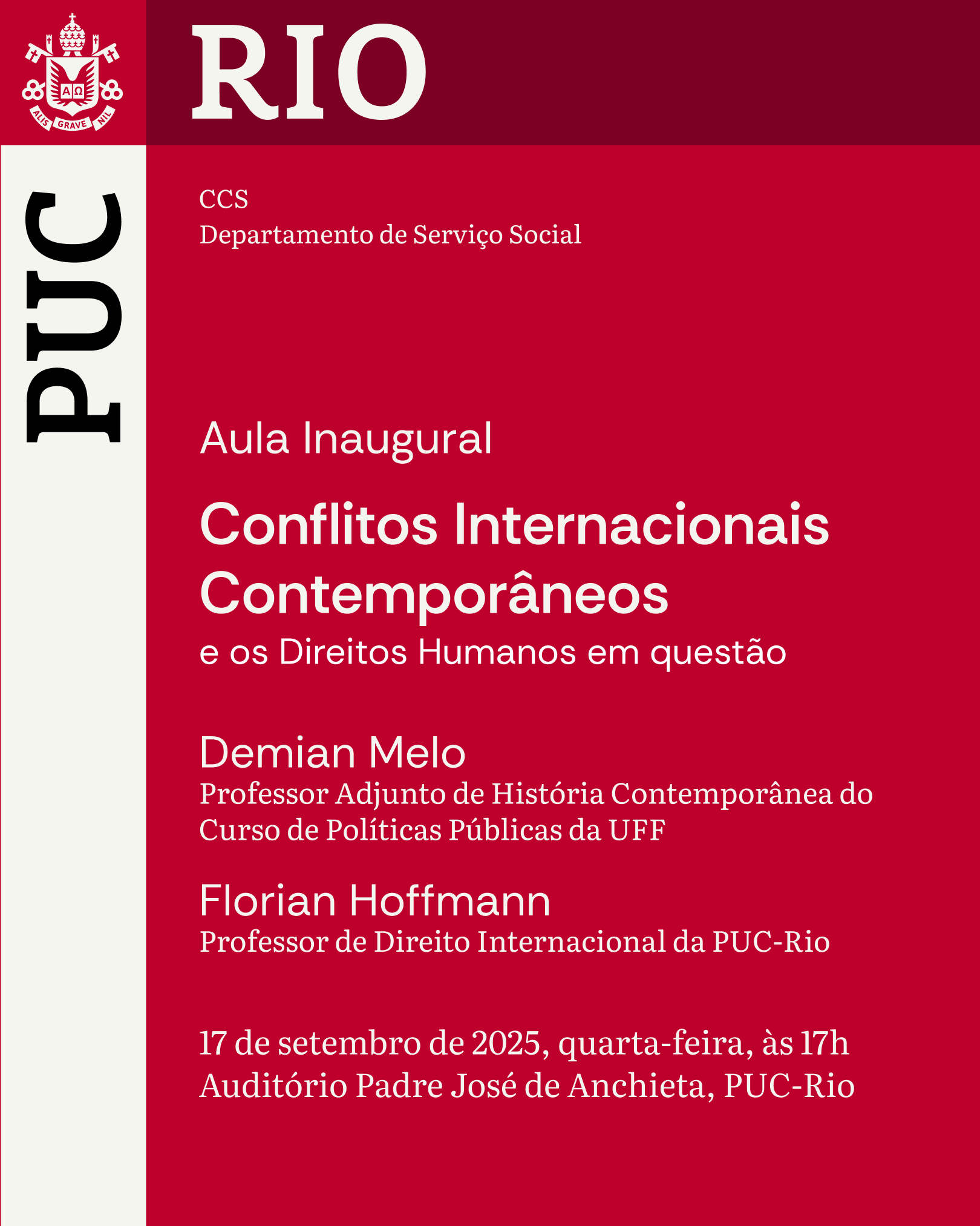 Aula Inaugural 2025.2
