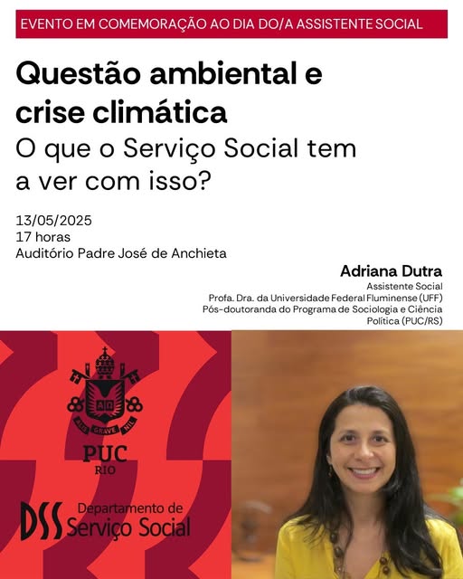 Questão ambiental e crise climática - O que o Serviço Social tem a ver com isso?