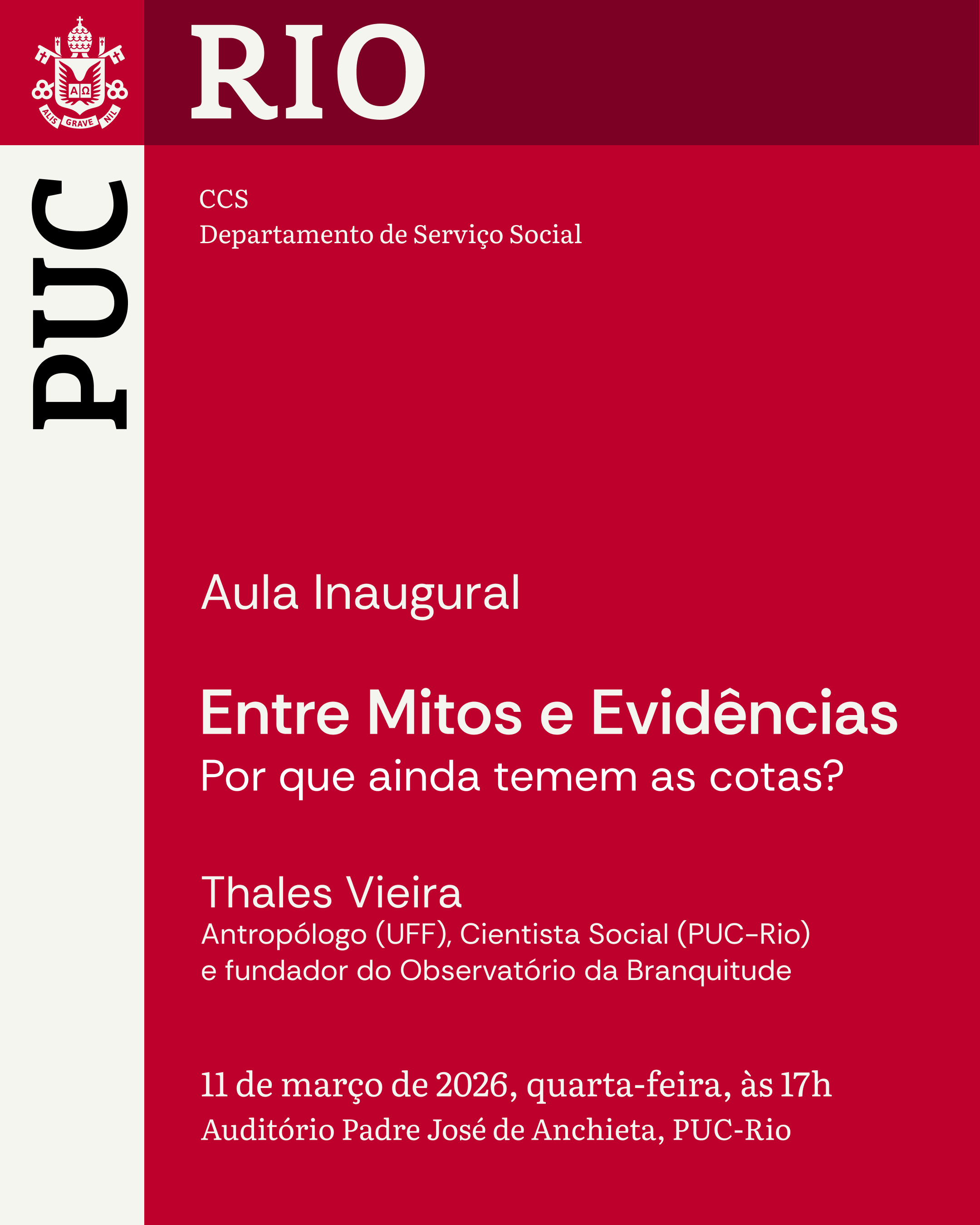 Aula Inaugural 2026.1